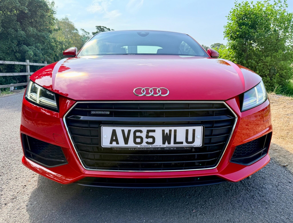 Audi TT 2.0 Tfsi S Line S Tronic Quattro Euro 6 Ss AV65WLU Red #5
