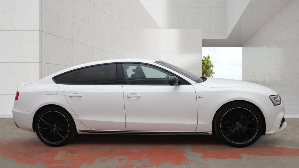 Audi A5 2.0 Tdi Black Edition Plus Sportback Multitronic E White #5
