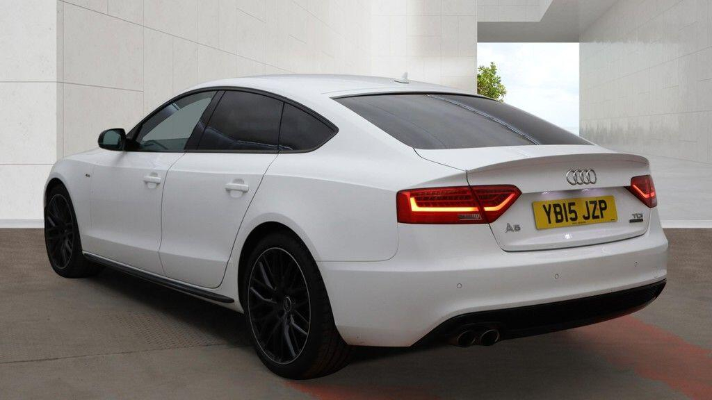Audi A5 2.0 Tdi Black Edition Plus Sportback Multitronic E White #3