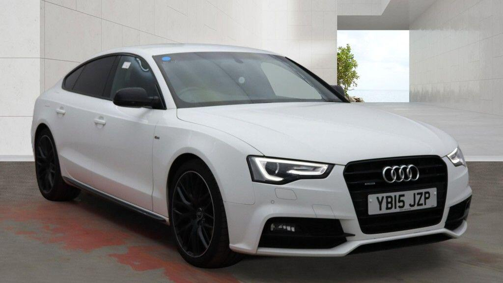 Audi A5 2.0 Tdi Black Edition Plus Sportback Multitronic E White #2