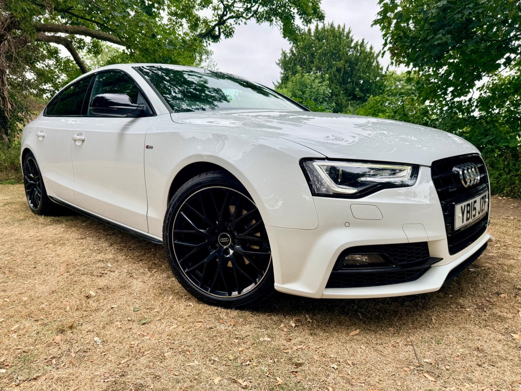 Audi A5 2.0 Tdi Black Edition Plus Sportback S White #2