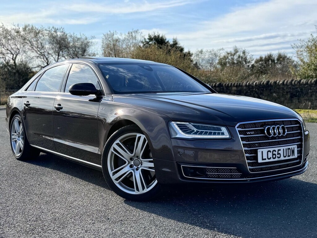 Audi A8 6.3 W12. Lwb Quattro Supersaloon. Head Up. Radar C Brown #4