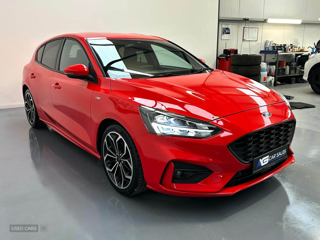 Ford Focus 1.0 Ecoboost Hybrid Mhev 125 St-line X Edition YM70ZRJ Red #4