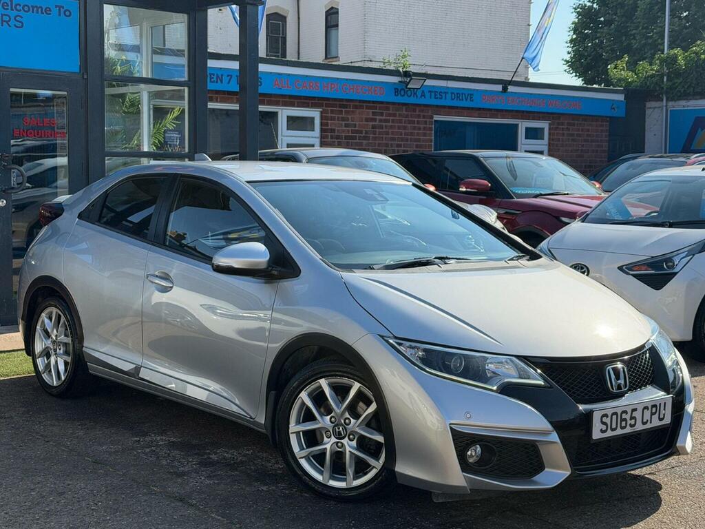 Honda Civic Hatchback 1.8 I-vtec Sport Euro 6 20156 Silver