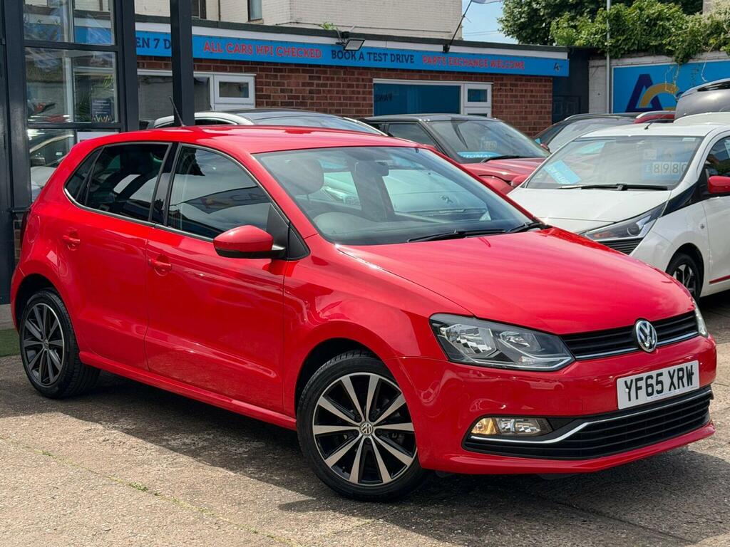 Volkswagen Polo Hatchback 1.2 Tsi Bluemotion Tech Se Euro 6 Ss Red