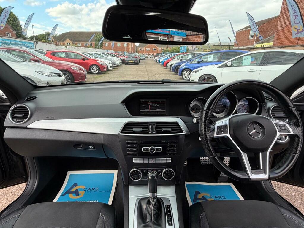 Mercedes-Benz C Class Coupe 1.6 C180 Amg Sport Edition G-tronic Euro 6 Black #2