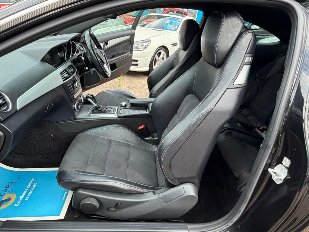 Mercedes-Benz C Class Coupe 1.6 C180 Amg Sport Edition G-tronic Euro 6 Black #4