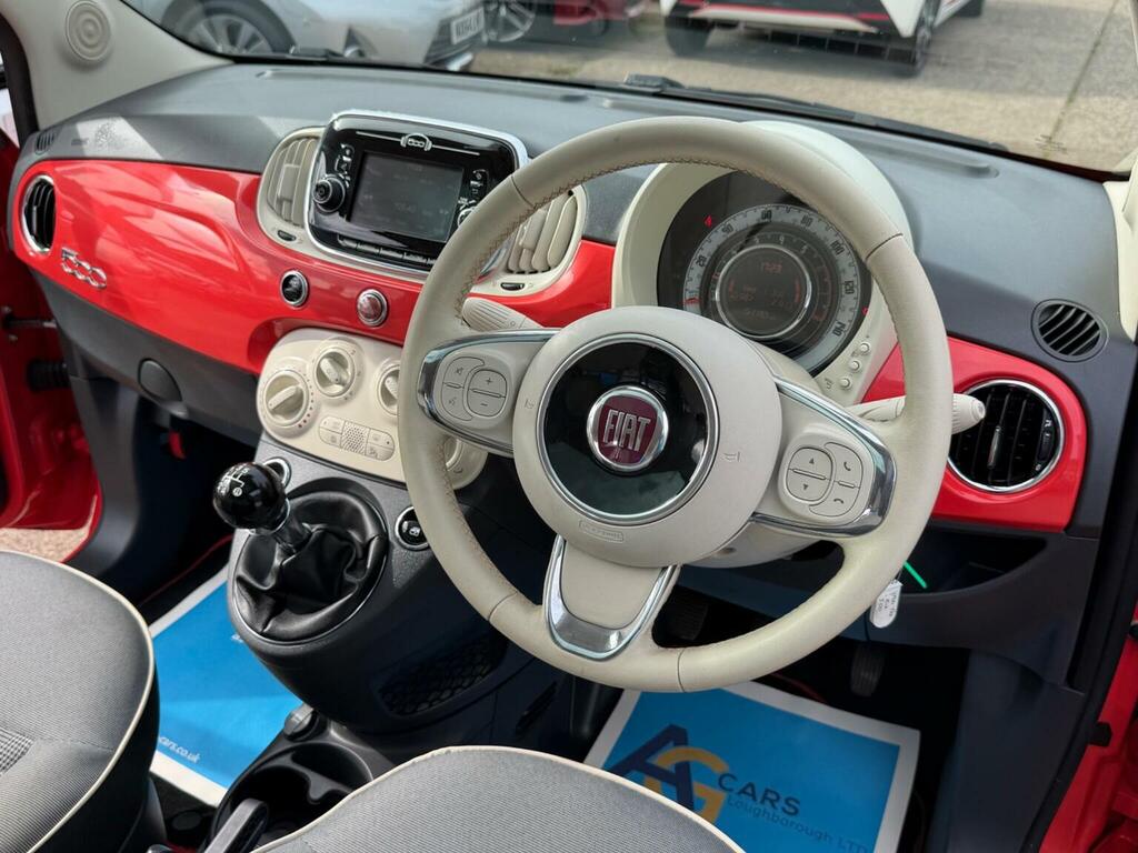 Fiat 500 Hatchback 1.2 Lounge Euro 6 Ss 201666 YP66TKF Pink #3