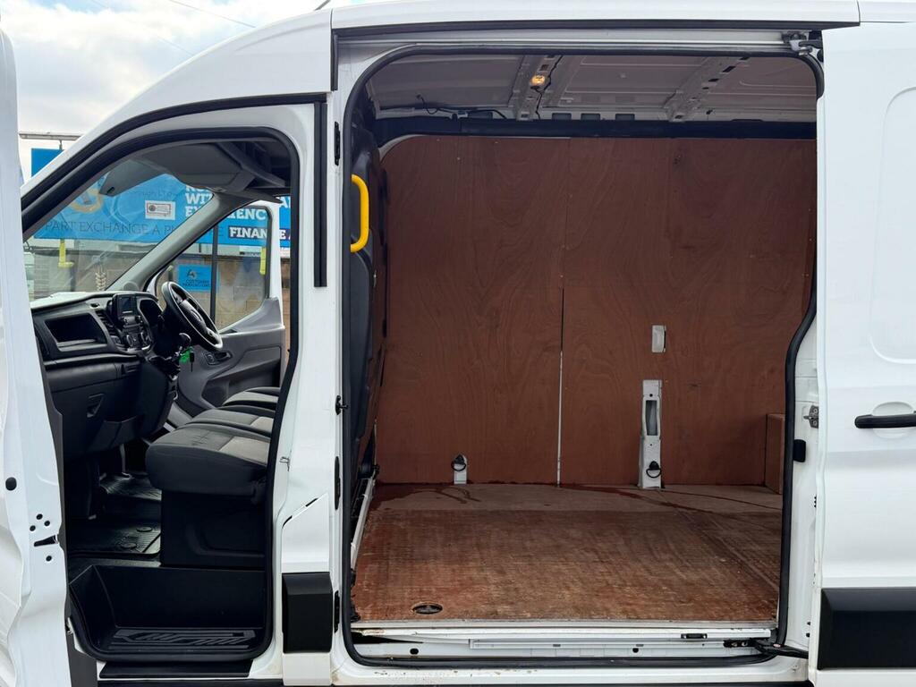 Ford Transit Custom Panel Van 2.0 350 Ecoblue Leader Fwd L3 H2 Euro 6 HK71PZG White #4