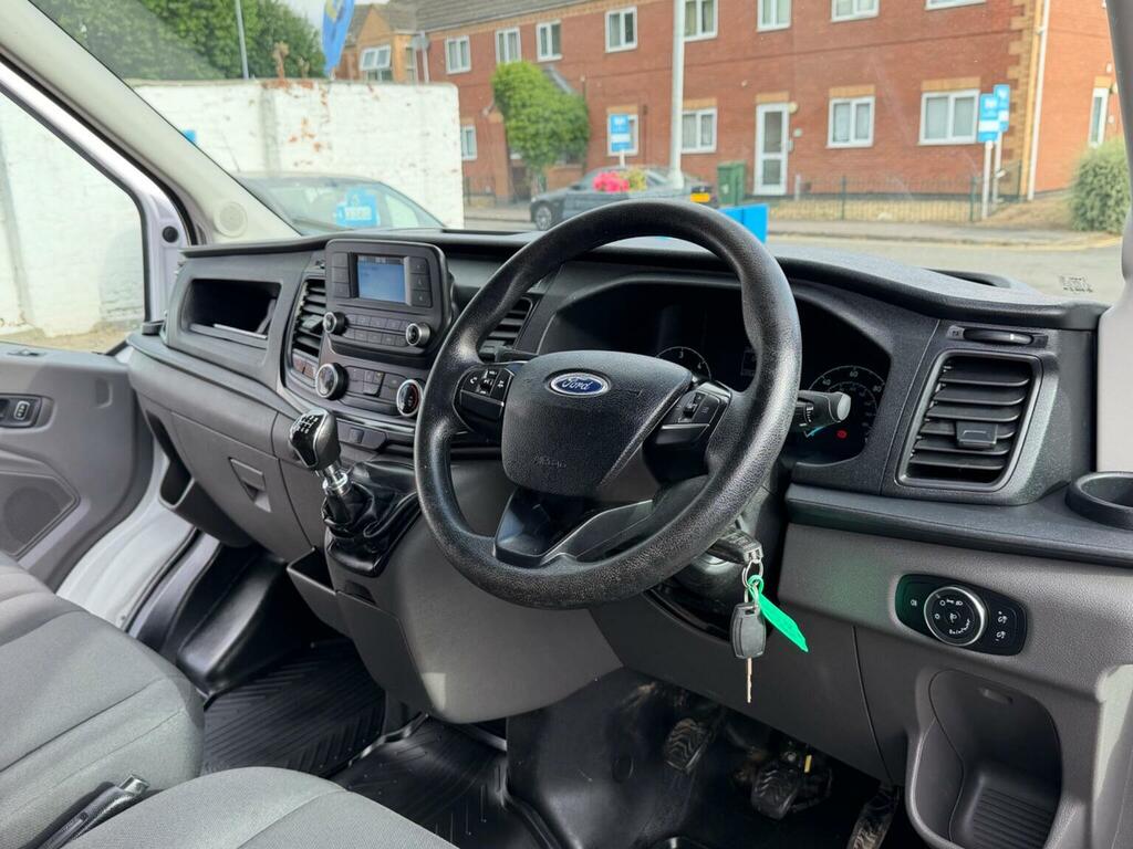 Ford Transit Custom Panel Van 2.0 350 Ecoblue Leader Fwd L3 H2 Euro 6 HK71PZG White #2