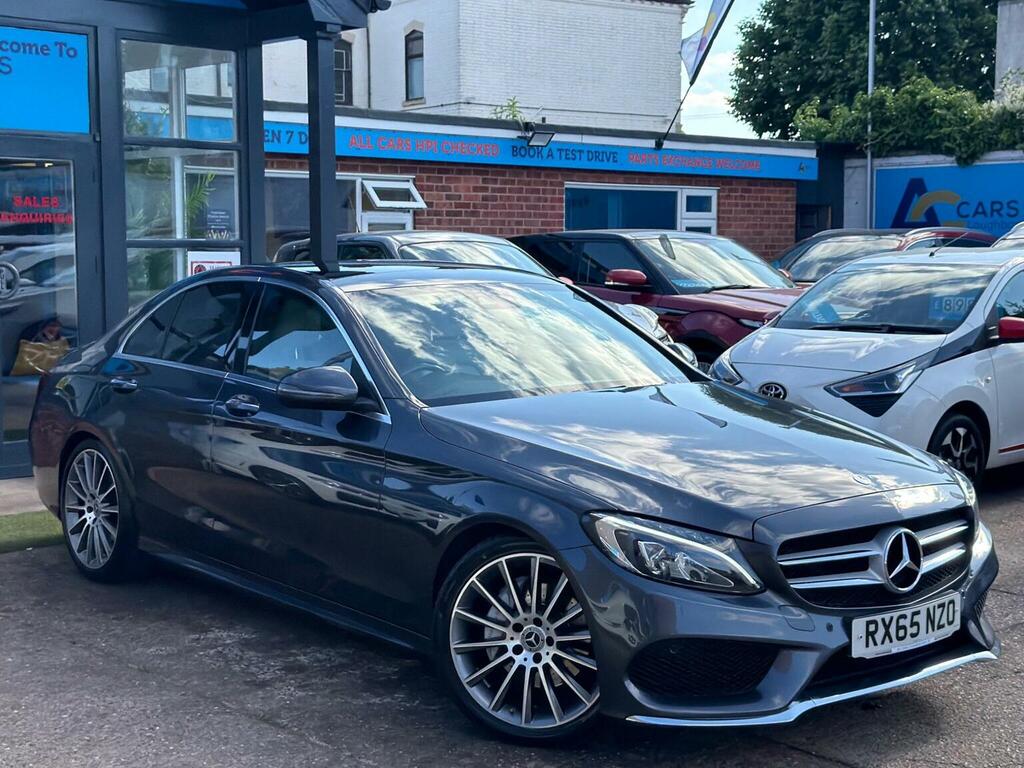 Mercedes-Benz C Class Saloon 2.1 C220d Amg Line Premium Plus 7G-tronic Grey