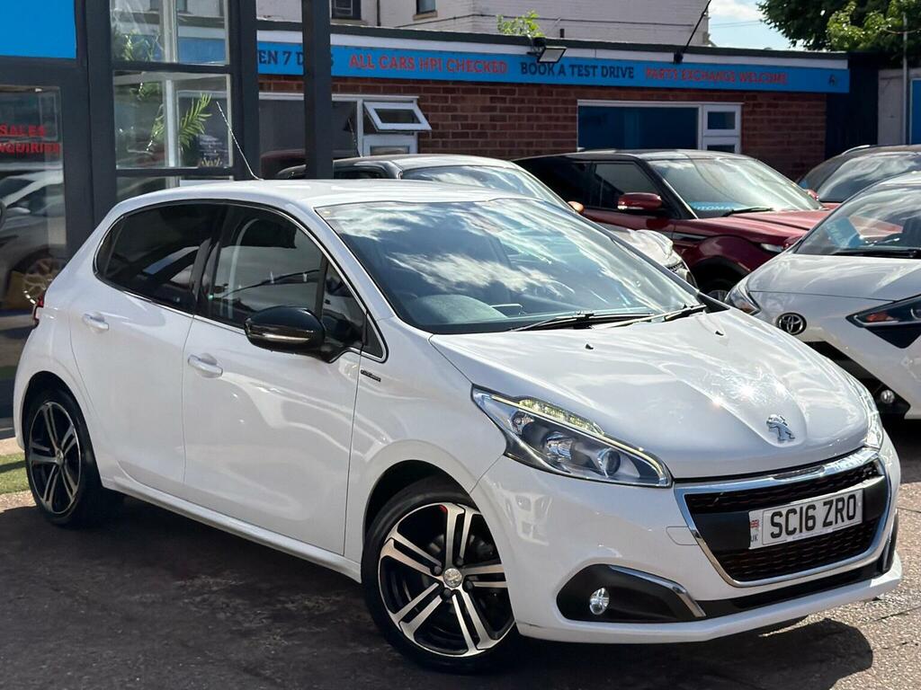 Peugeot 208 Hatchback 1.2 Puretech Gt Line Euro 6 Ss 2 White #2