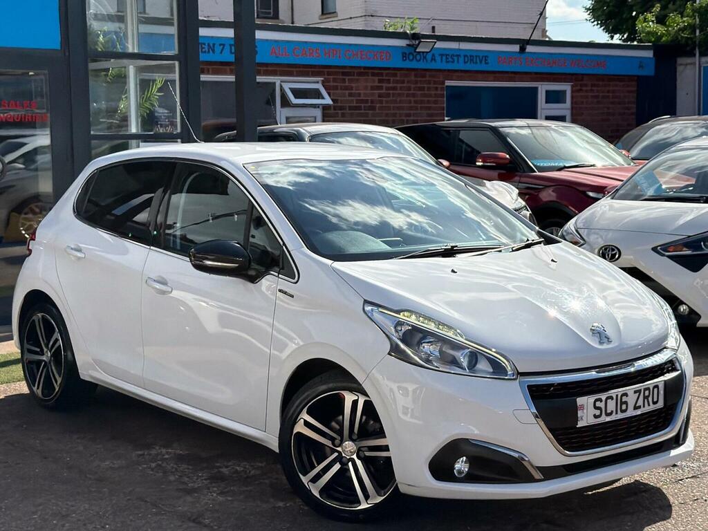 Peugeot 208 Hatchback 1.2 Puretech Gt Line Euro 6 Ss 2 White #3