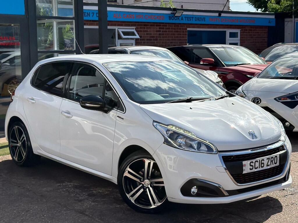 Peugeot 208 Hatchback 1.2 Puretech Gt Line Euro 6 Ss 2 White