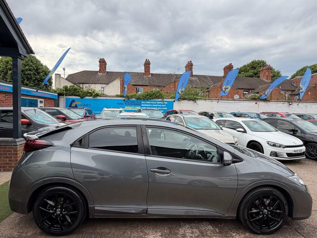 Honda Civic Hatchback 1.6 I-dtec Sport Euro 5 Ss 2015 AK65EZR Silver #6