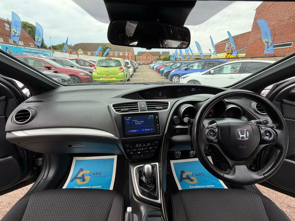 Honda Civic Hatchback 1.6 I-dtec Sport Euro 5 Ss 2015 AK65EZR Silver #2