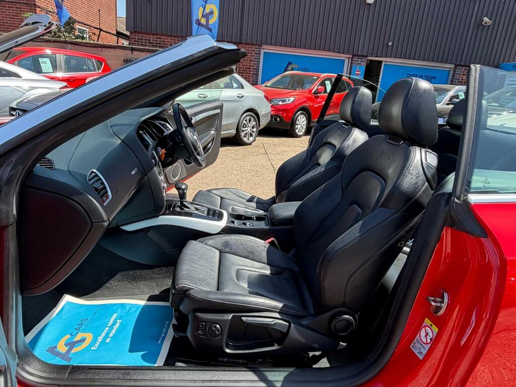 Audi A5 Convertible 2.0 Tdi S Line Special Edition Multitr Red #4