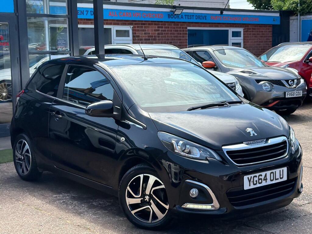 Peugeot 108 Hatchback 1.2 Vti Puretech Allure Euro 5 2014 Black