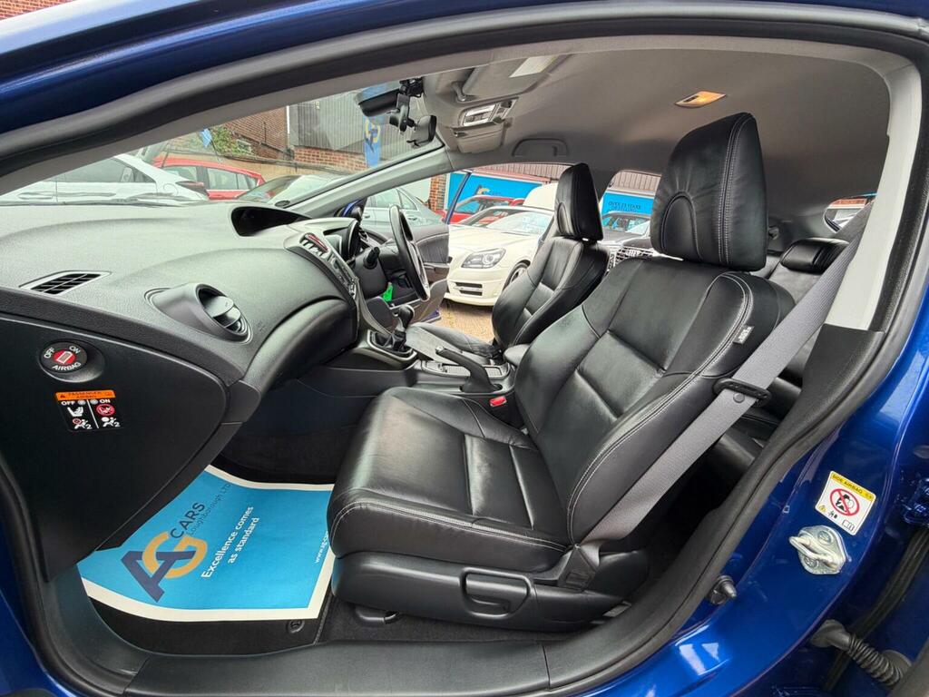 Honda Civic Hatchback 1.8 I-vtec Ex Euro 5 Ss 201212 Blue #5