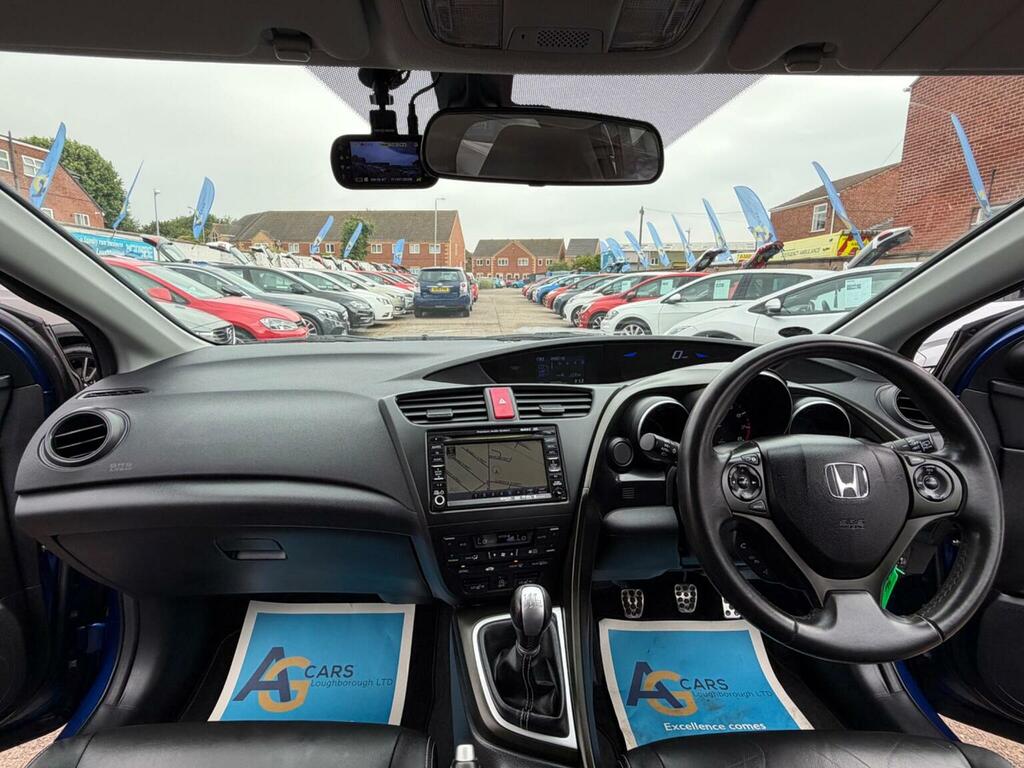 Honda Civic Hatchback 1.8 I-vtec Ex Euro 5 Ss 201212 Blue #2