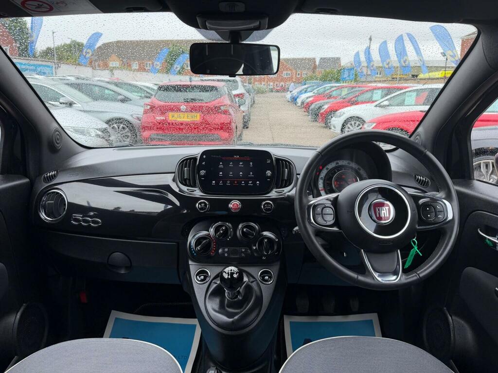 Fiat 500 Hatchback 1.2 Lounge Euro 6 Ss 201969 WP69FFL Black #3
