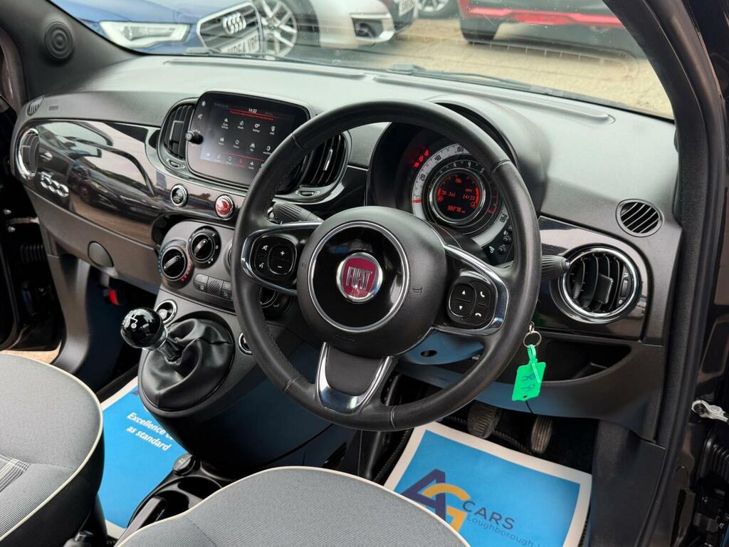 Fiat 500 Hatchback 1.2 Lounge Euro 6 Ss 201969 WP69FFL Black #4
