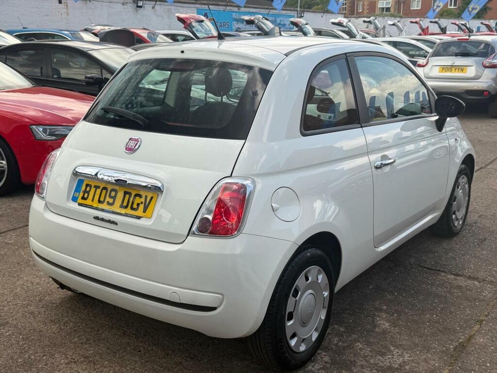 Fiat 500 Lounge White #9