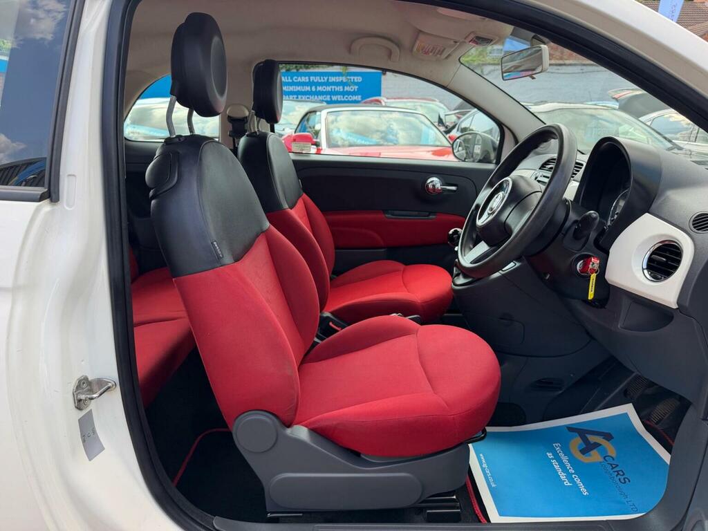 Fiat 500 Lounge White #31