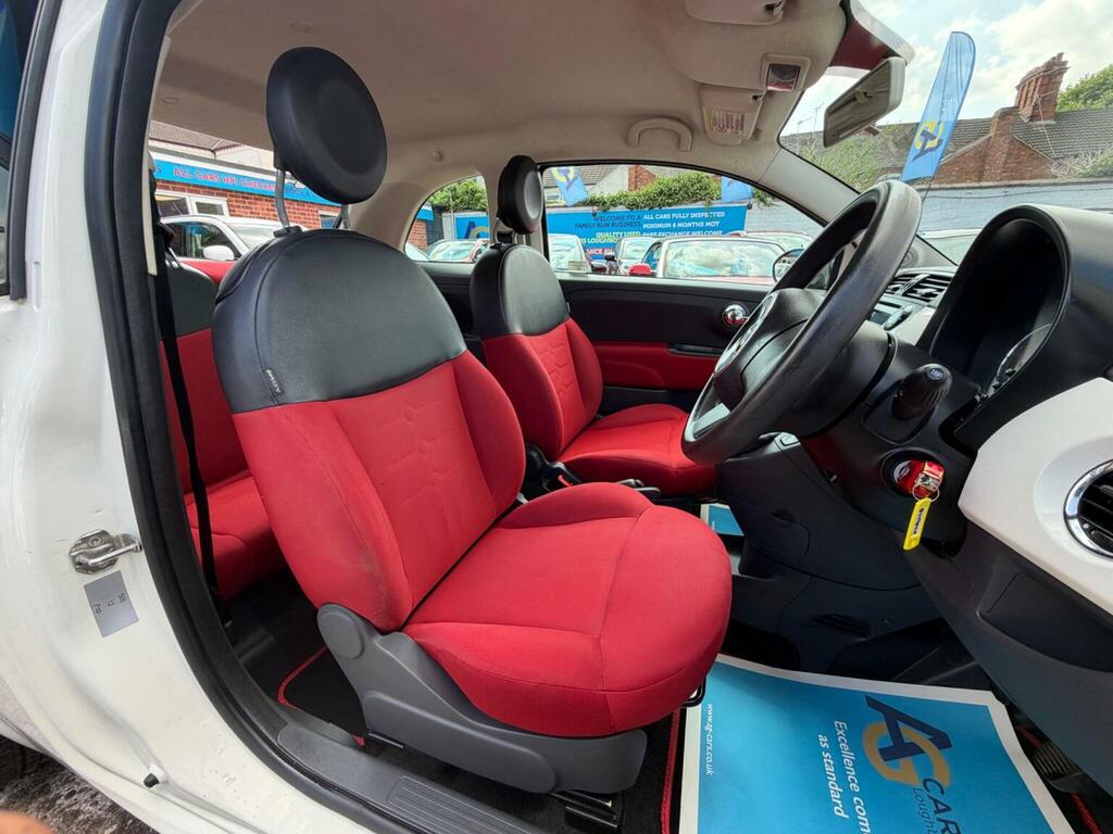 Fiat 500 Lounge White #29