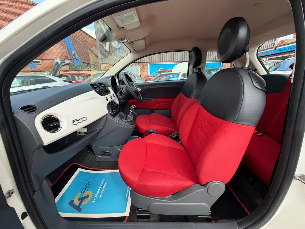 Fiat 500 Lounge White #26