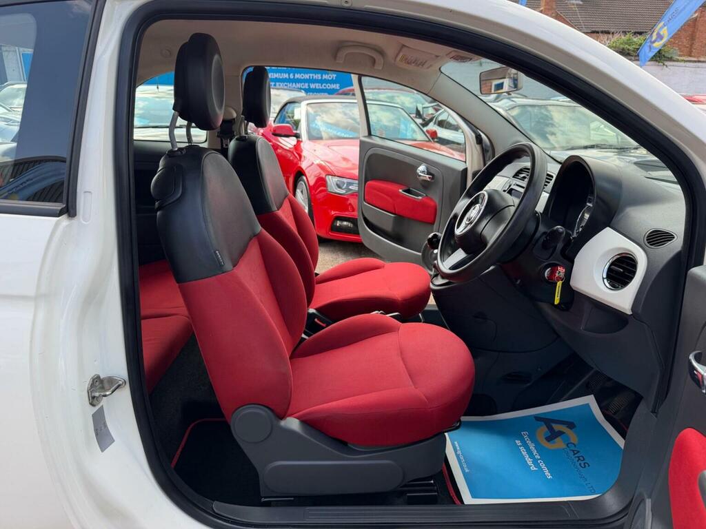 Fiat 500 Lounge White #23