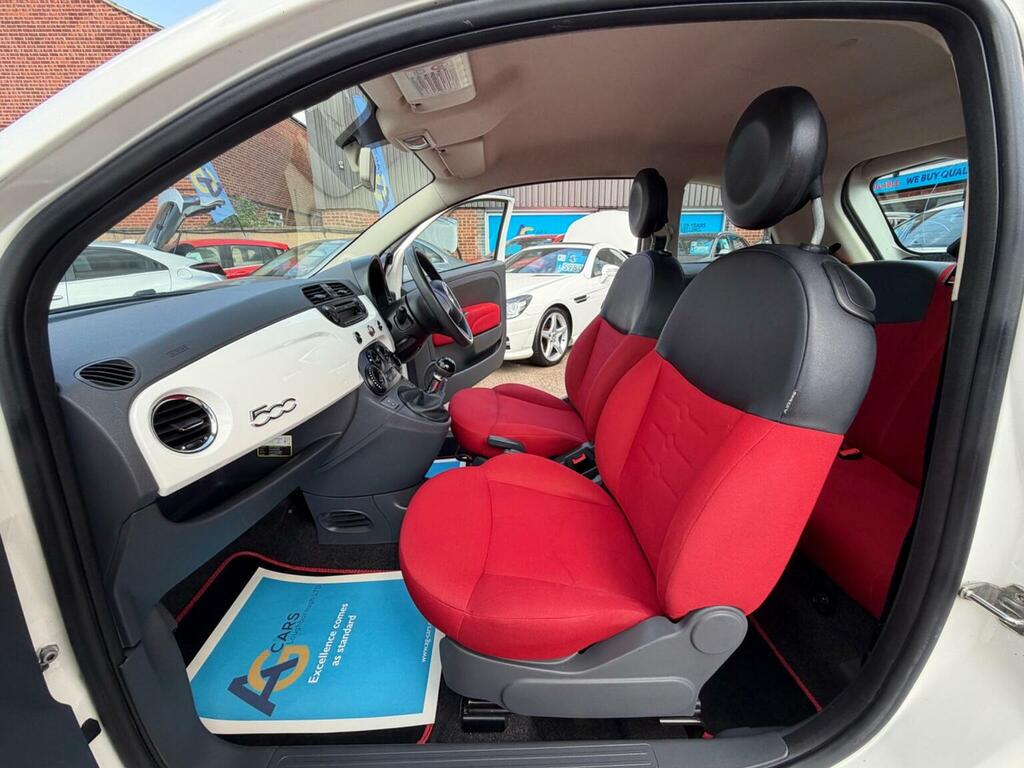 Fiat 500 Lounge White #37