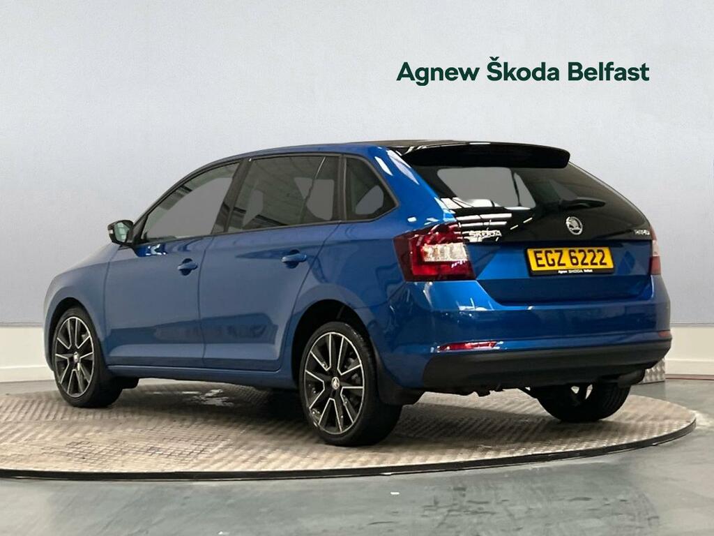 Skoda Rapid Spaceback 1.0 Tsi 110 Se Sport Blue #3
