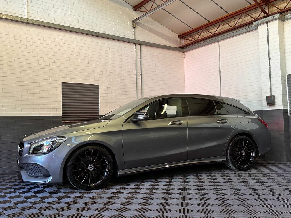 Mercedes-Benz CLA Class 2.1 Cla220d Amg Line Night Edition Shooting Brake MV68OKW Grey #6