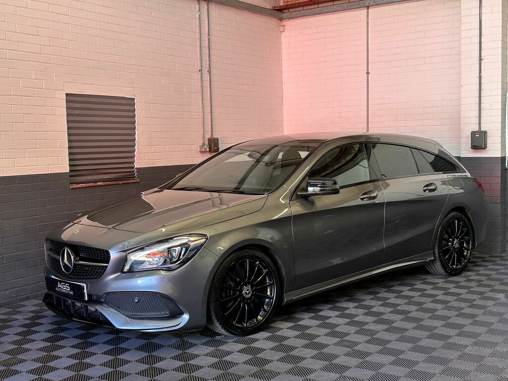 Mercedes-Benz CLA Class 2.1 Cla220d Amg Line Night Edition Shooting Brake MV68OKW Grey #4