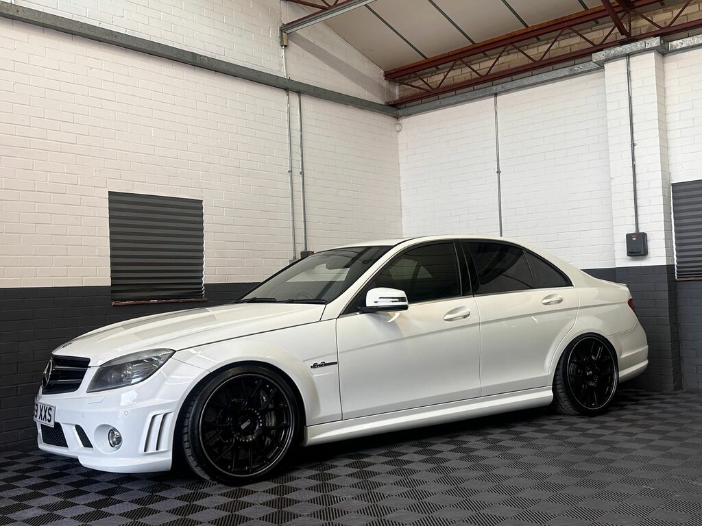 Mercedes-Benz C Class 6.3 C63 V8 Amg Saloon G-tronic Euro 4 FJ59XXS White #6