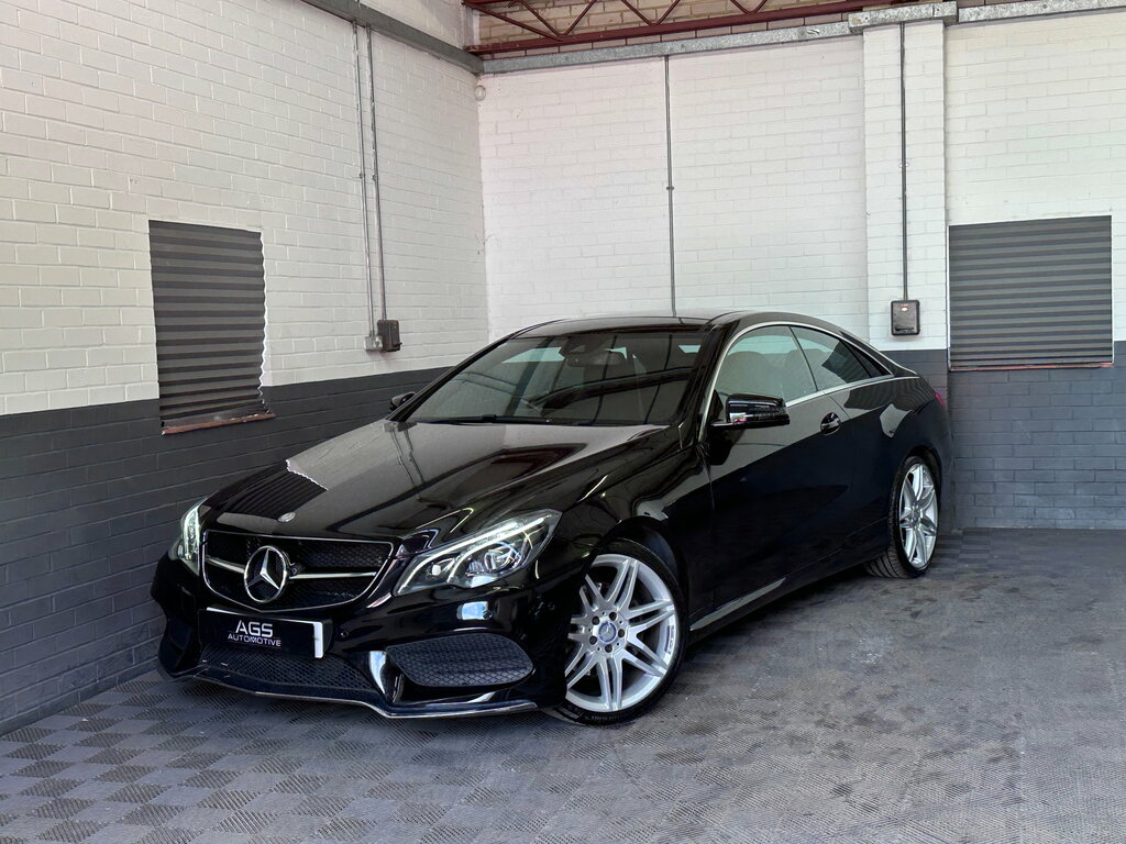 Mercedes-Benz E Class 2.1 E220d Amg Line Edition Coupe G-tron Black