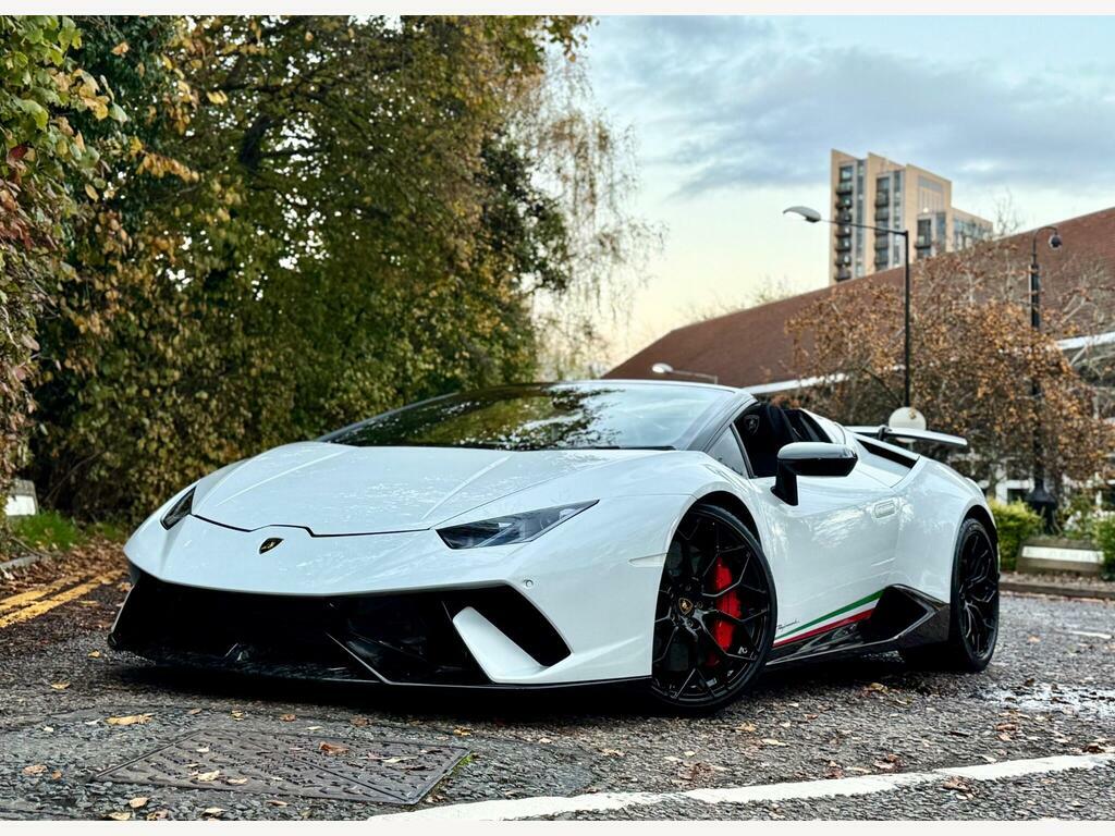 Lamborghini Huracan 5.2 V10 Lp 640-4 Performante Spyder Ldf 4Wd Euro 6 White #5