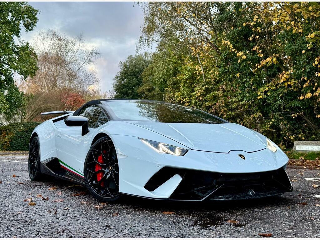Lamborghini Huracan 5.2 V10 Lp 640-4 Performante Spyder Ldf 4Wd Euro 6 White