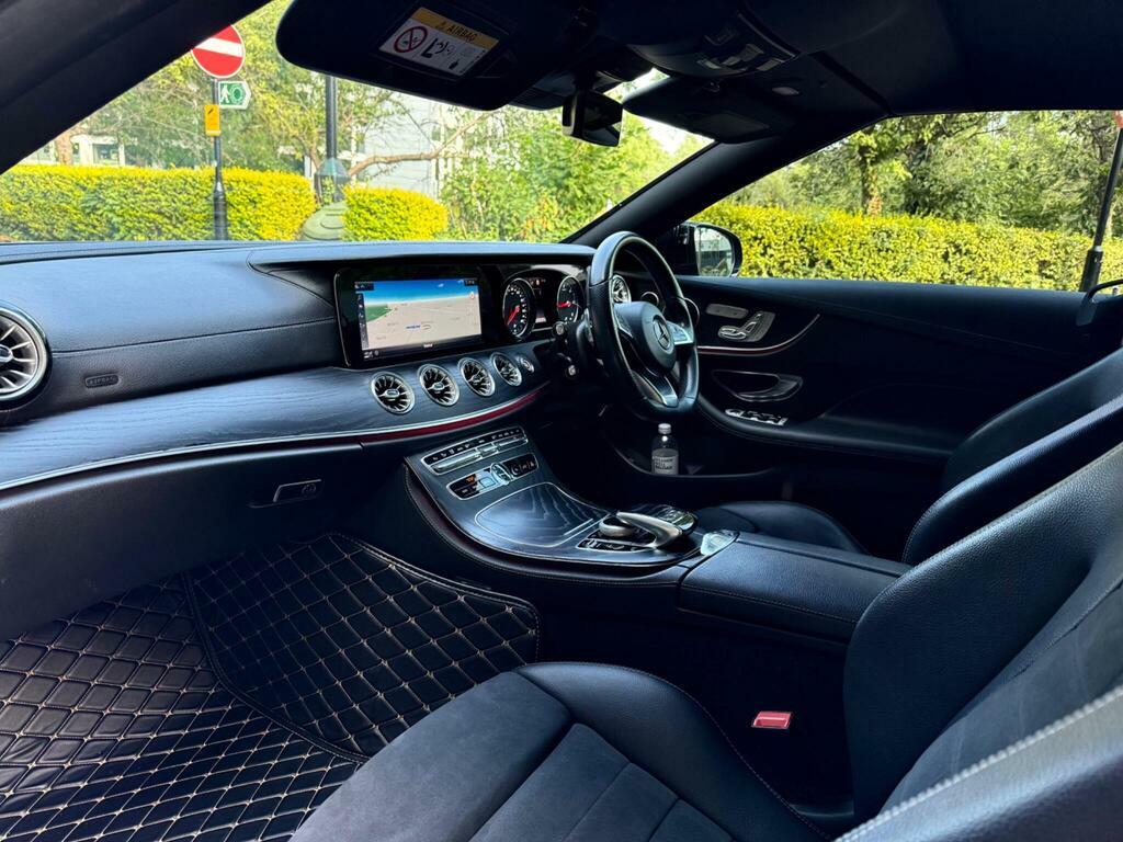 Mercedes-Benz E Class 2.0 E220d Amg Line Premium Cabriolet G-tronic E Black #6