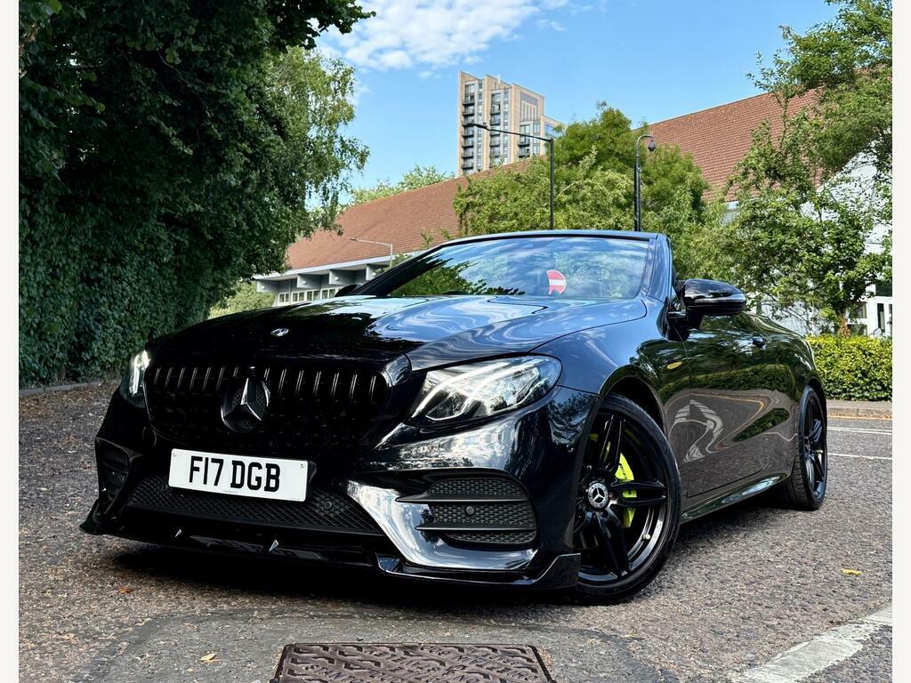 Mercedes-Benz E Class 2.0 E220d Amg Line Premium Cabriolet G-tronic E Black #5
