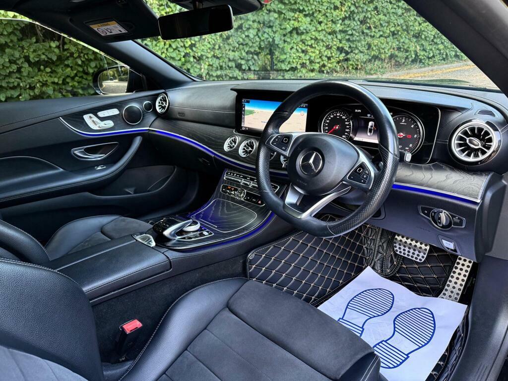 Mercedes-Benz E Class 2.0 E220d Amg Line Premium Cabriolet G-tronic E Black #2