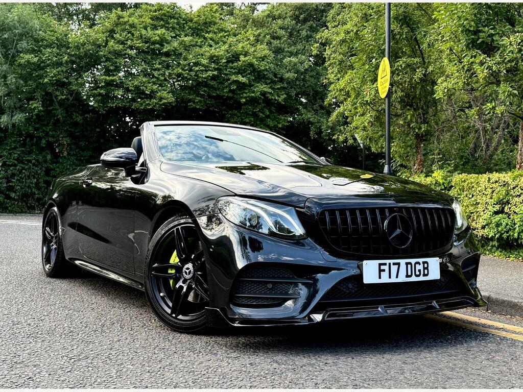 Mercedes-Benz E Class 2.0 E220d Amg Line Premium Cabriolet G-tronic E Black