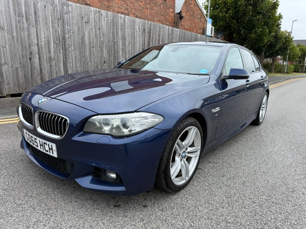 BMW 5 Series 2.0 520D M Sport Blue #4