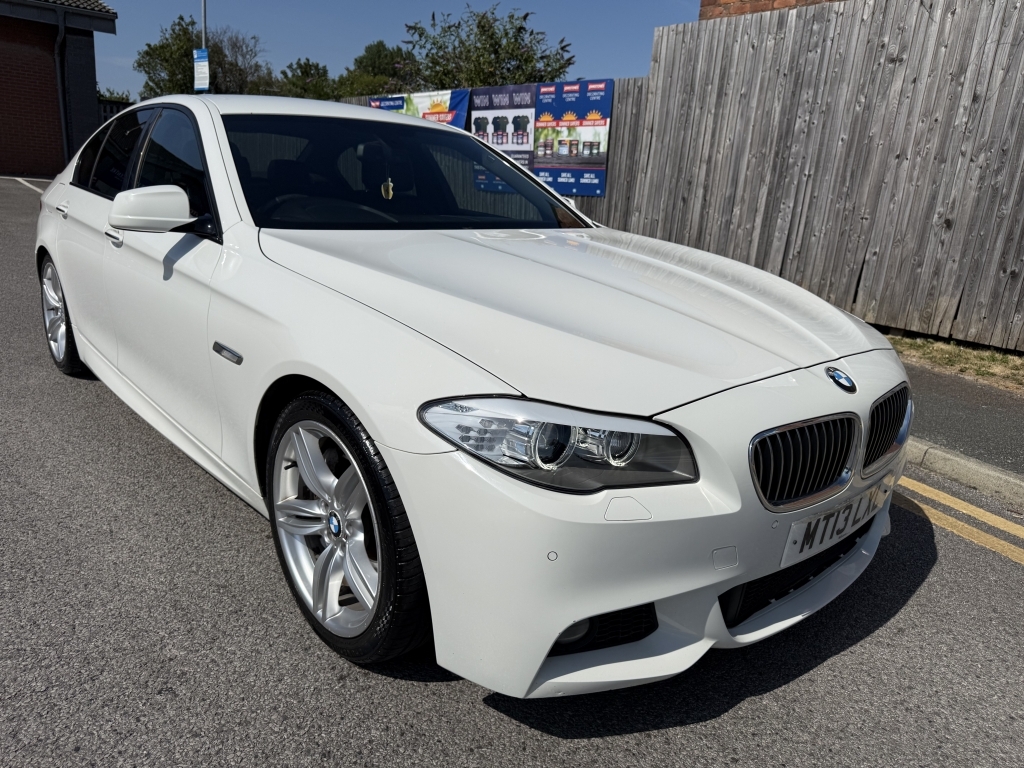 BMW 5 Series 2.0 525D M Sport White #2