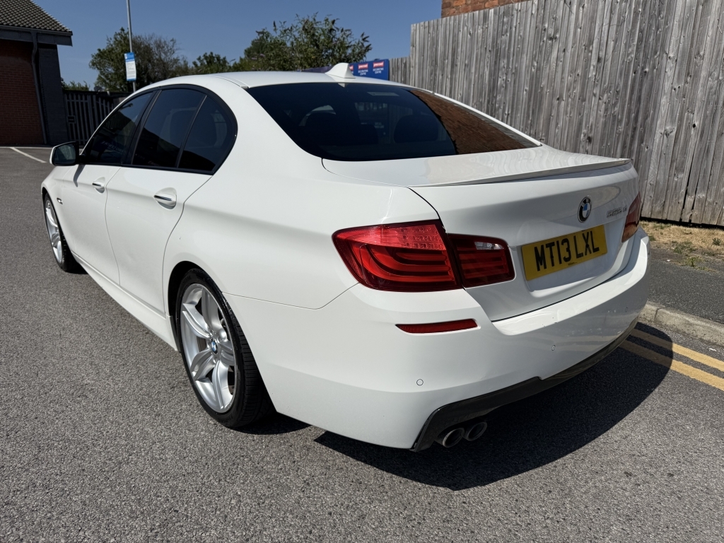 BMW 5 Series 2.0 525D M Sport White #5