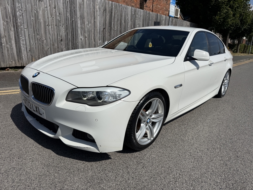 BMW 5 Series 2.0 525D M Sport White #4