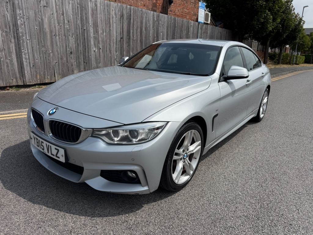 BMW 4 Series Gran Coupe 2.0 420D M Sport Gran Coupe Silver #4