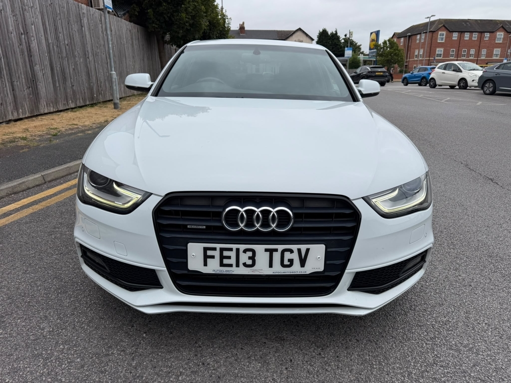 Audi A4 2.0 Tdi Quattro Black Edition White #2