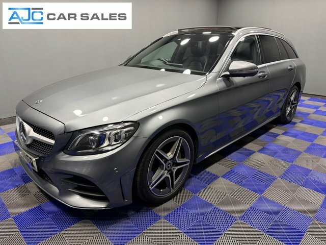 Mercedes-Benz C Class 2019 2.0 C300d Amg Line Premium Plus Estate Grey